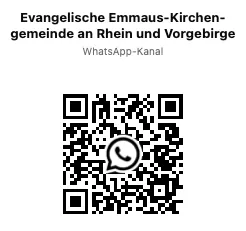 QR-Code für den WhatsApp-Kanal der Gemeinde