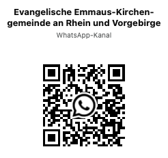 QR-Code für den WhatsApp-Kanal der Gemeinde